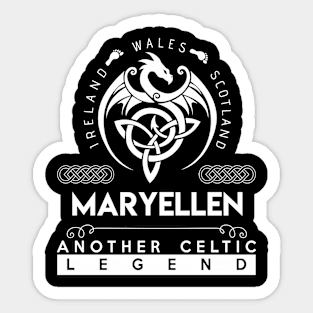 Maryellen Name T Shirt - Another Celtic Legend Maryellen Dragon Gift Item Sticker